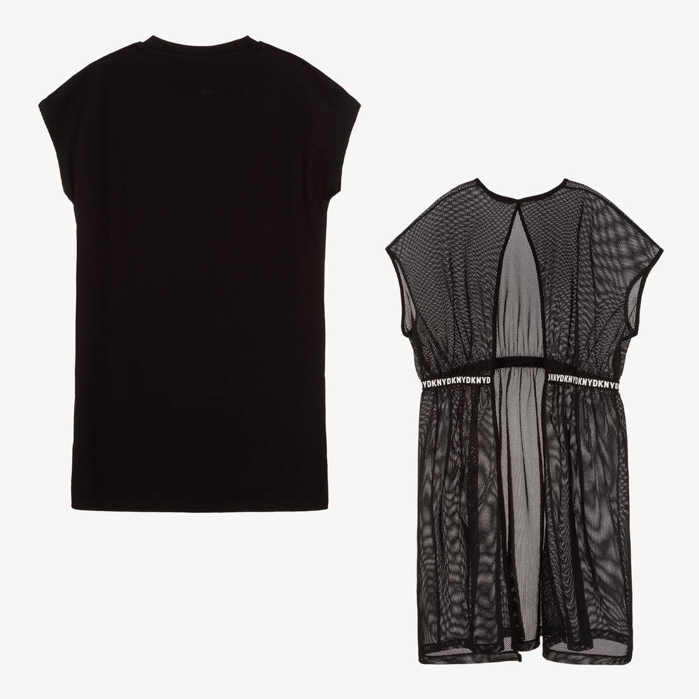 DKNY-Черное платье 2-в-1 для подростков | Childrensalon Outlet