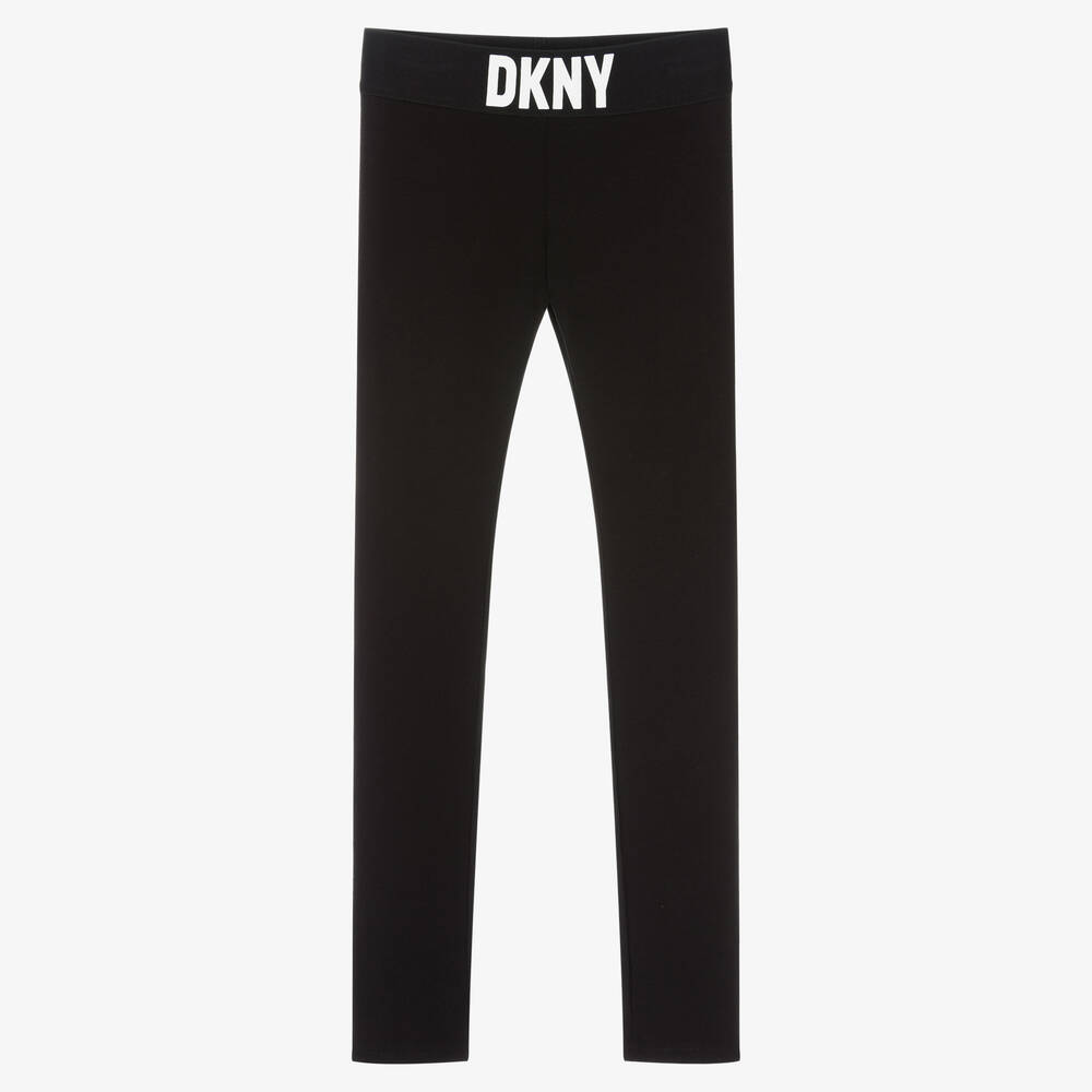 DKNY-Черные хлопковые легинсы | Childrensalon Outlet