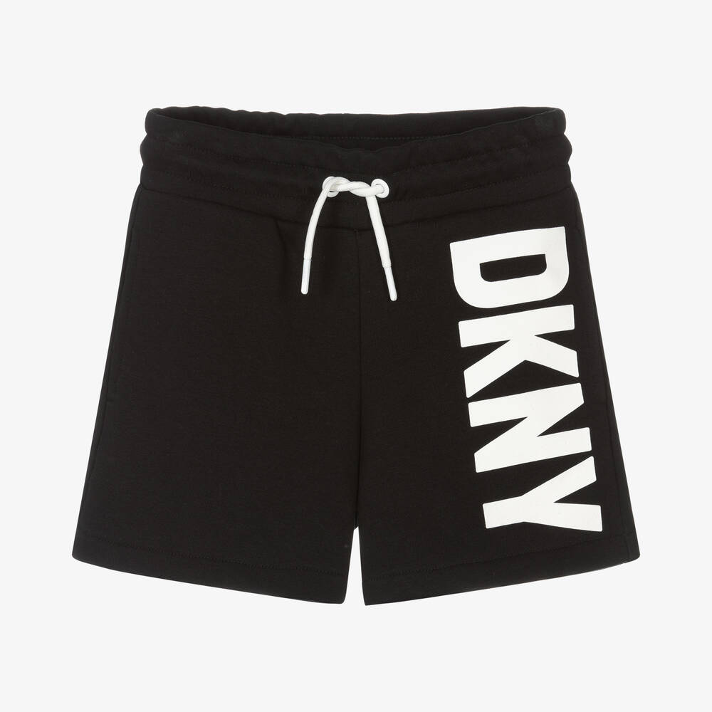 DKNY - Schwarze Teen Baumwollshorts (M) | Childrensalon