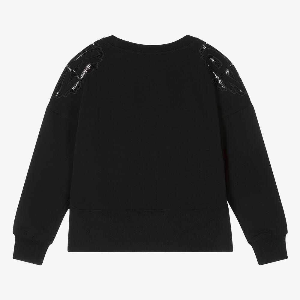 Dkny black sweatshirt hotsell