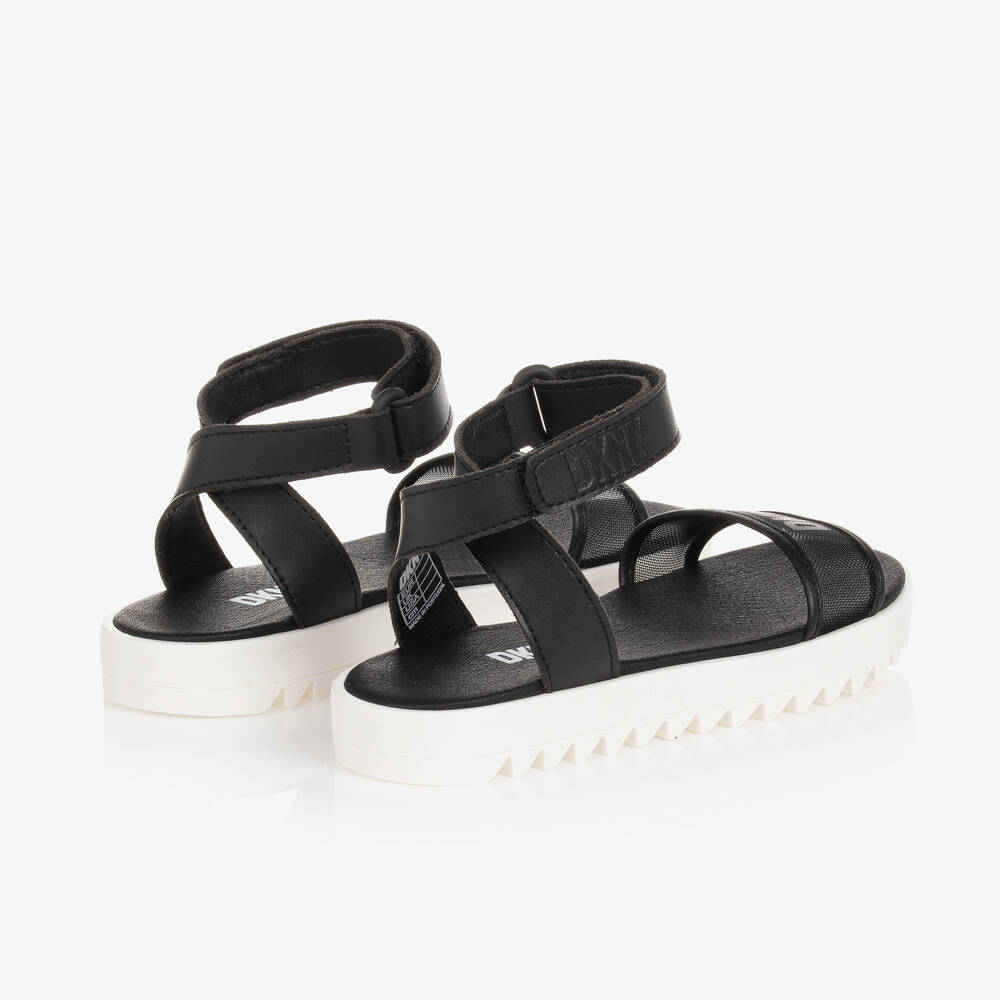 Black sandals with hotsell white sole