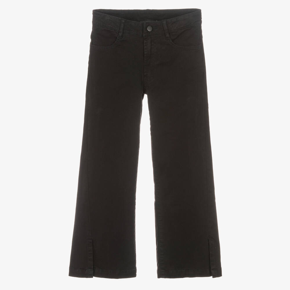 DKNY - Черные джинсы-клеш для девочек-подростков | Childrensalon
