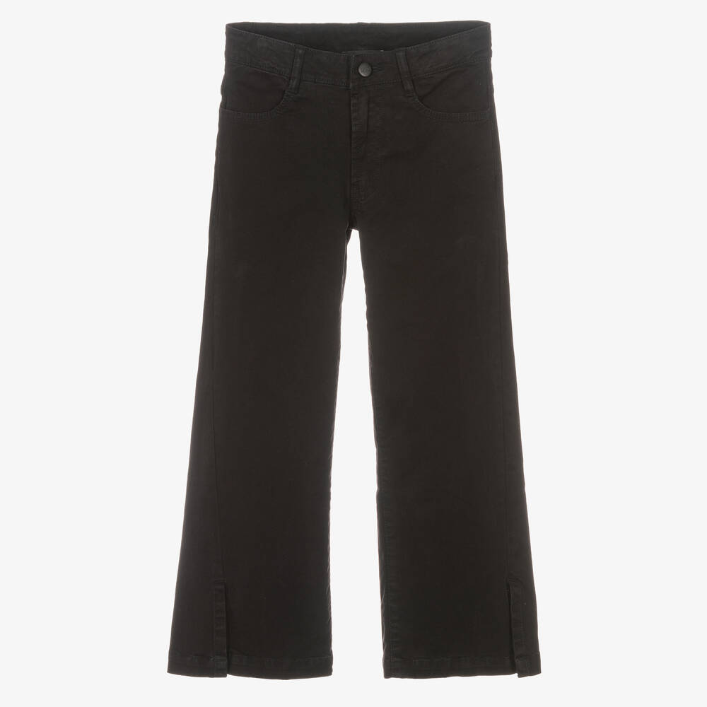 DKNY - Jean noir évasé ado fille | Childrensalon