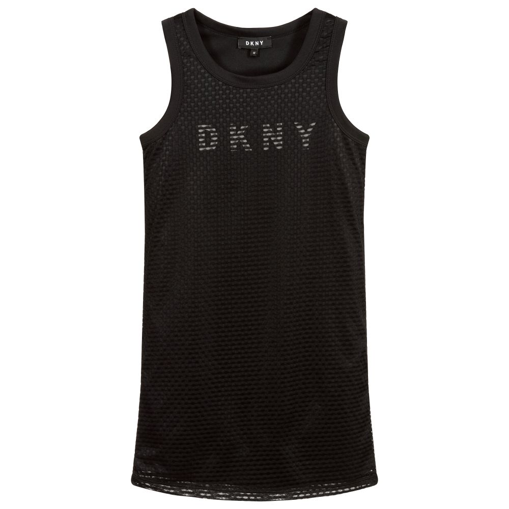 DKNY - Teen Girls Black Logo Dress | Childrensalon
