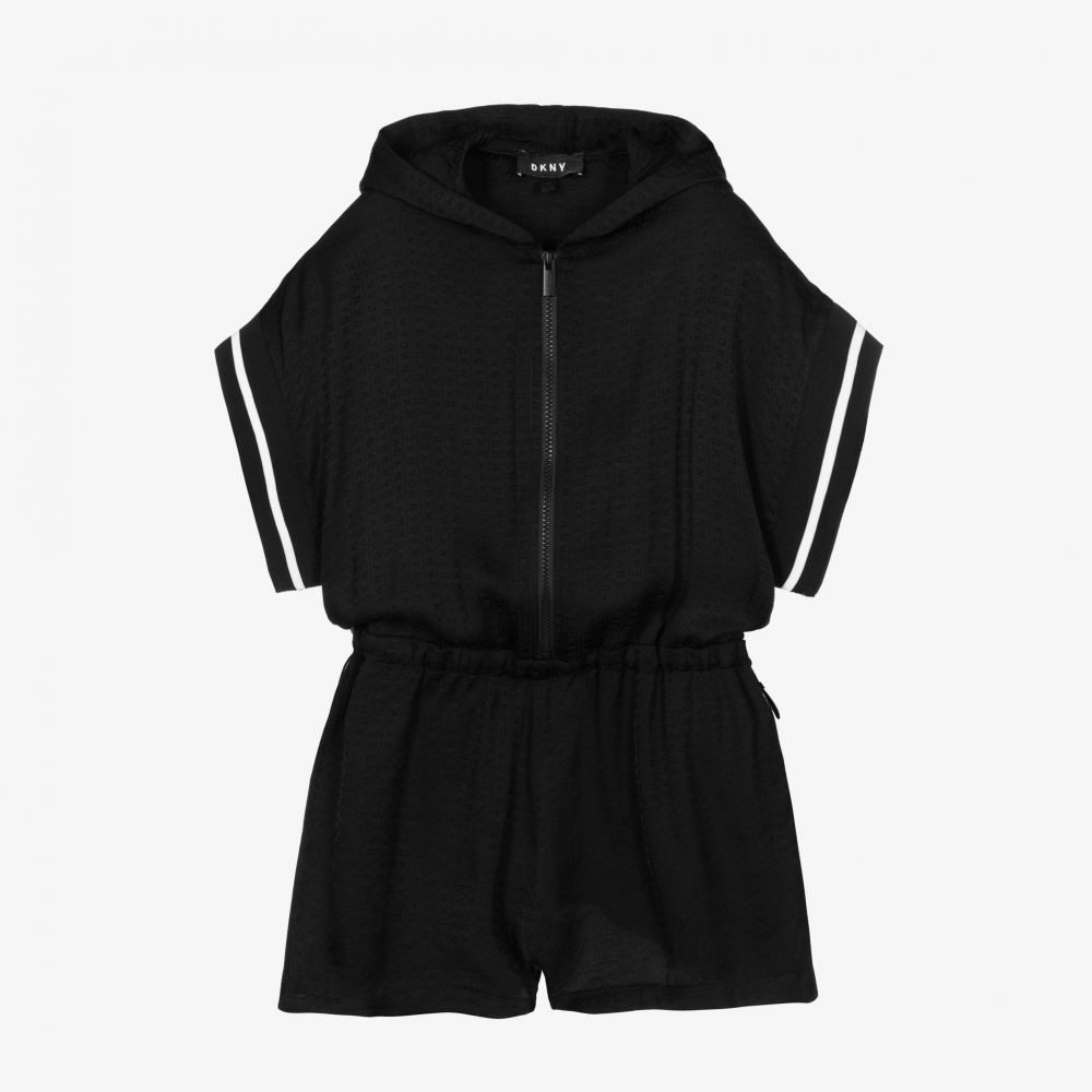 DKNY - Schwarzer Teen Playsuit für Mädchen | Childrensalon