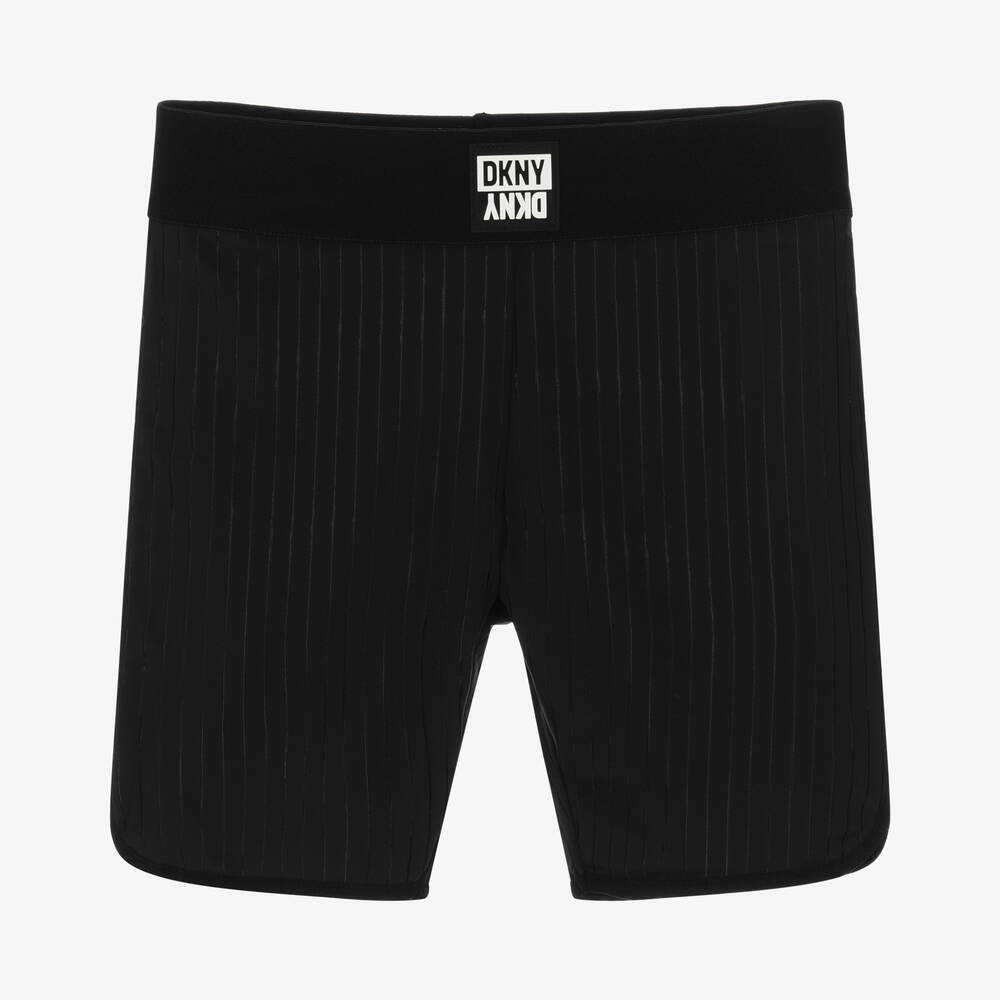 DKNY - Schwarze gestreifte Teen Shorts | Childrensalon