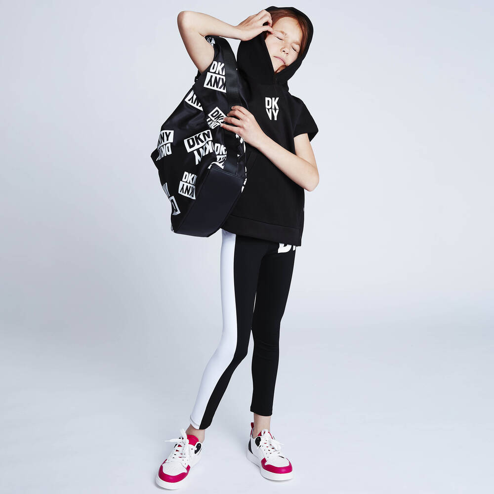 DKNY-Черно-белые легинсы для подростков | Childrensalon Outlet