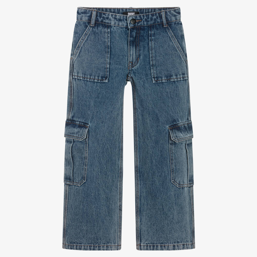 DKNY - Blaue Teen Baumwoll-Jeans | Childrensalon