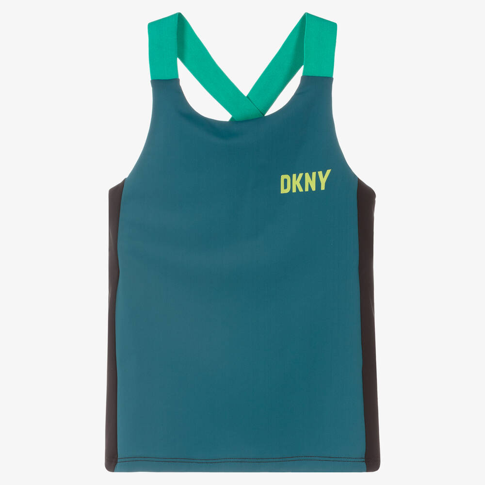 DKNY - Teen Girls Blue Sporty Top | Childrensalon