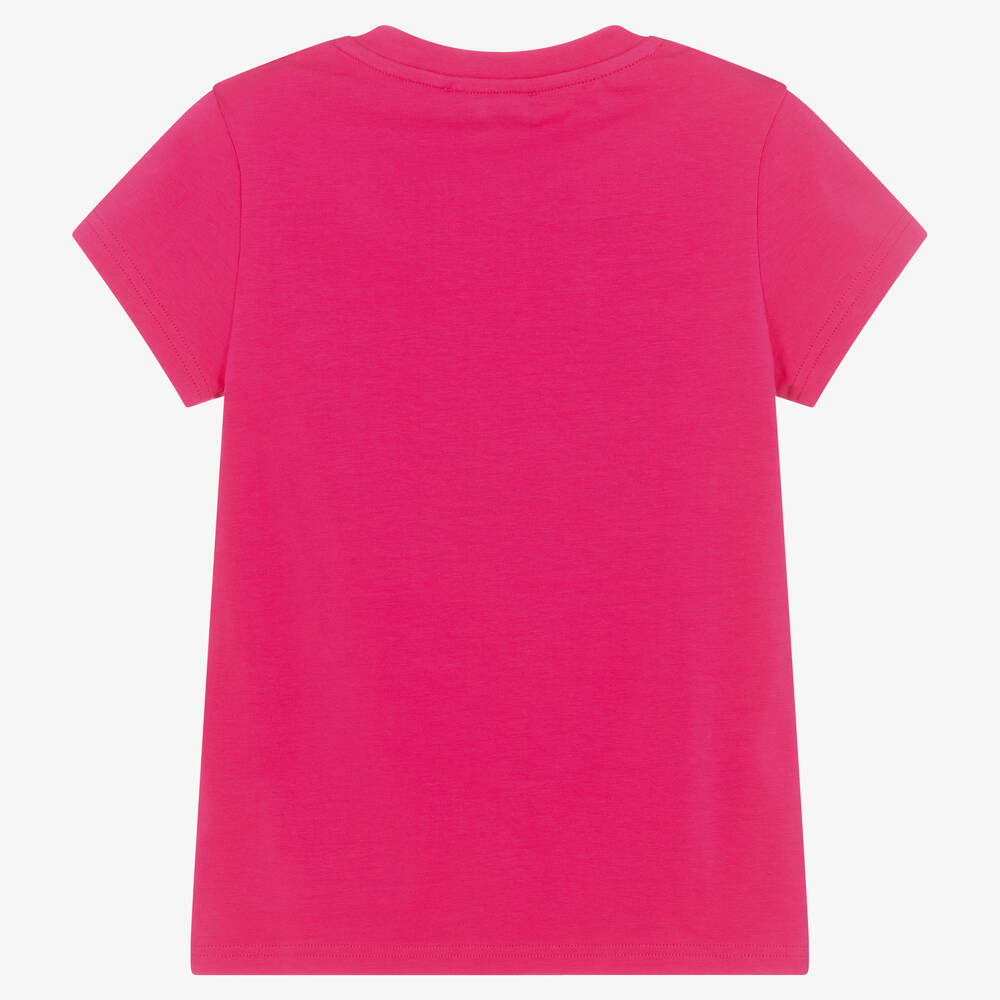 DKNY-Футболка цвета фуксии | Childrensalon Outlet
