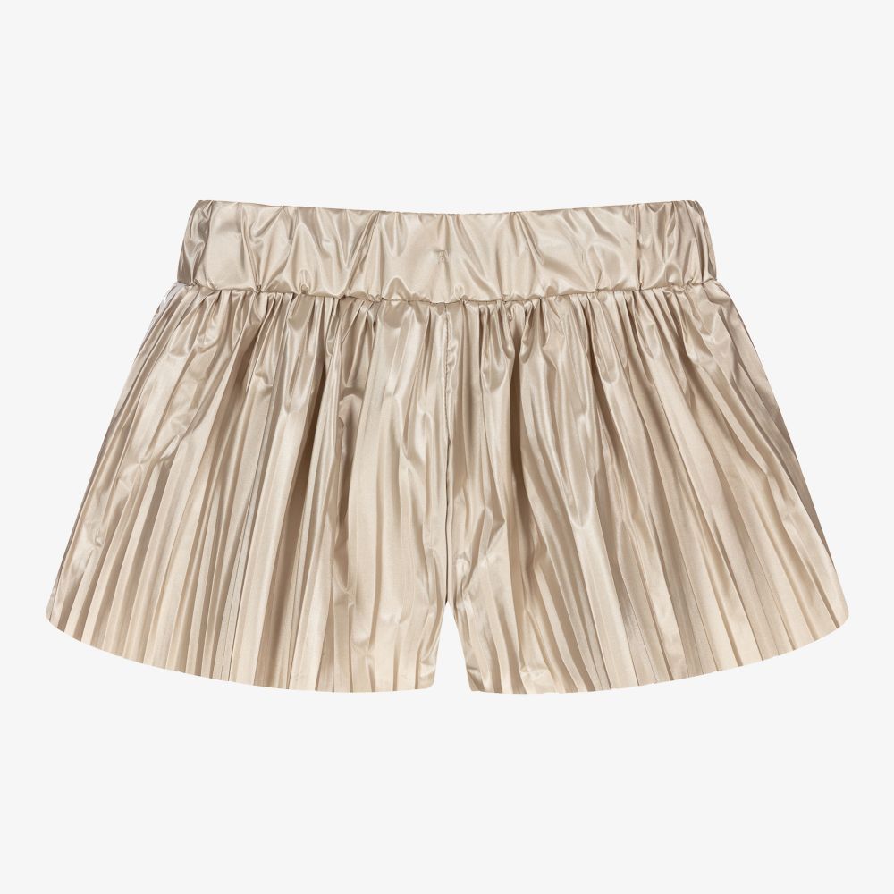 DKNY-Teen Girls Gold Logo Shorts | Childrensalon Outlet