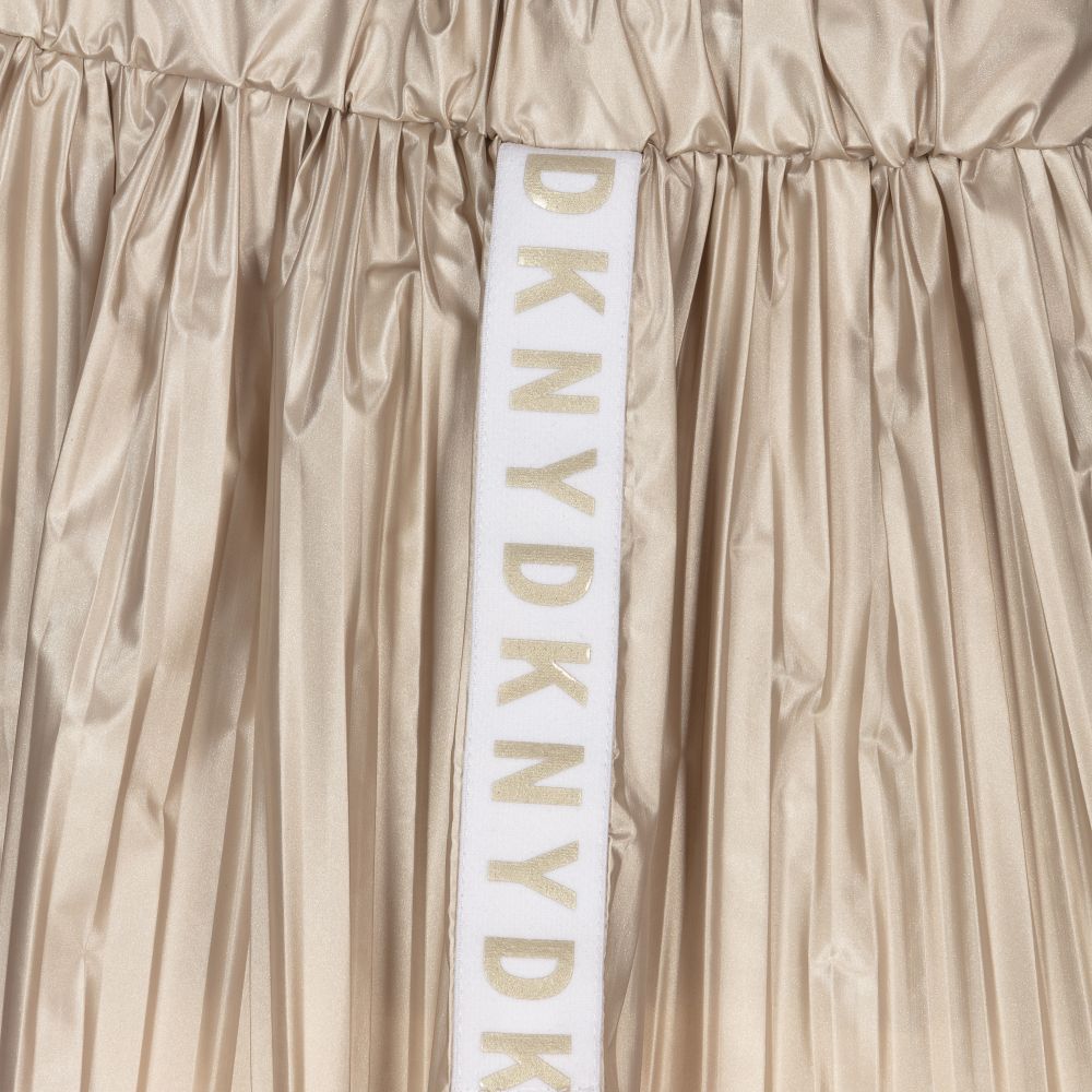 DKNY-Teen Girls Gold Logo Shorts | Childrensalon Outlet