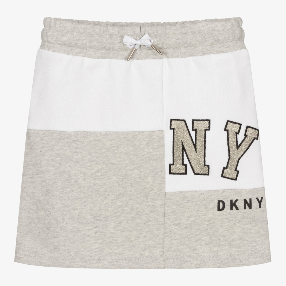 DKNY - Jupe grise Ado fille | Childrensalon