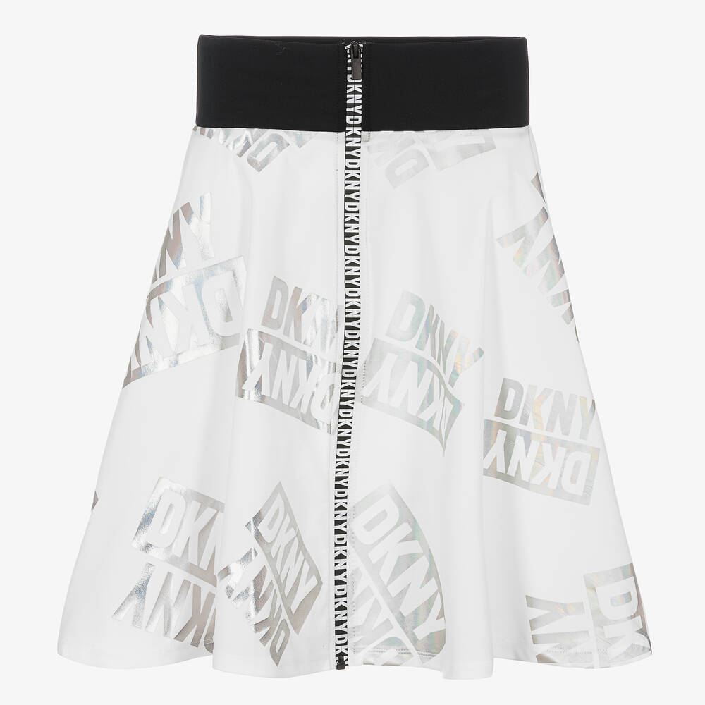 DKNY - Teen Girls Iridescent Logo Skirt | Childrensalon