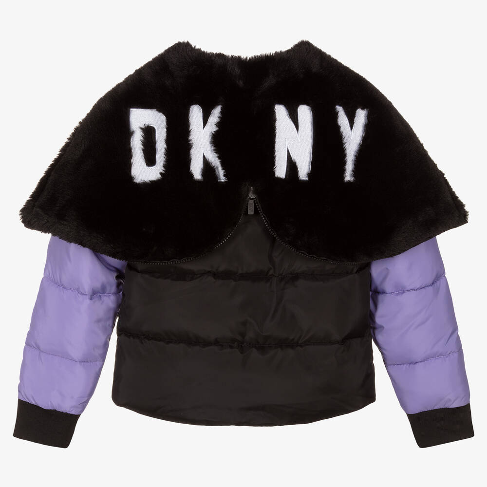 DKNY-Teen Girls Logo Puffer Jacket | Childrensalon Outlet