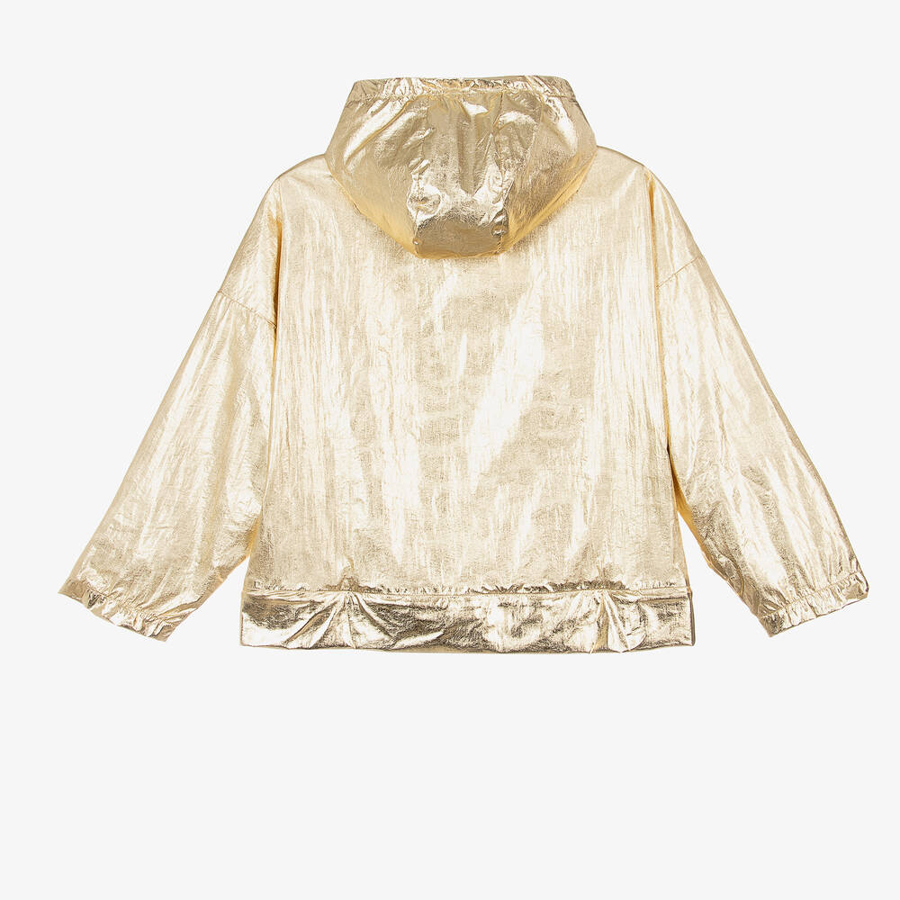 DKNY Teen Girls Metallic Gold Jacket Childrensalon Outlet