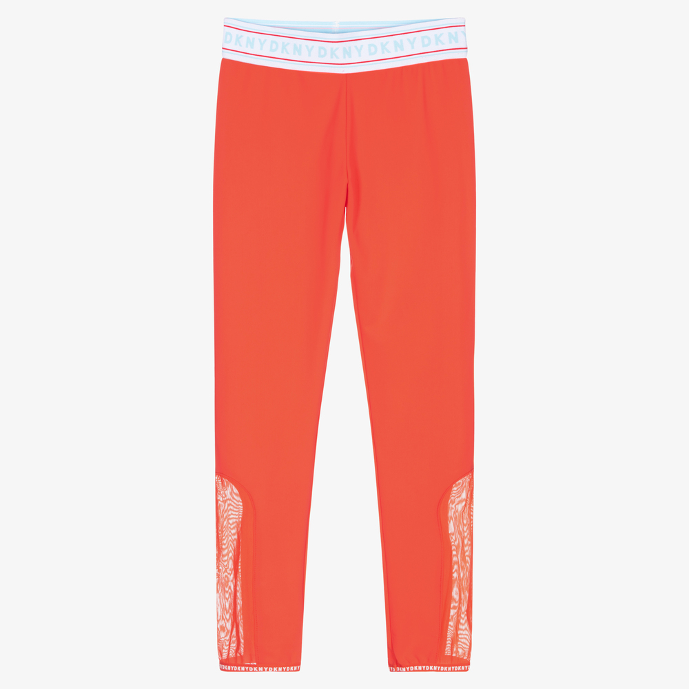 DKNY - Orange Teen Leggings für Mädchen | Childrensalon