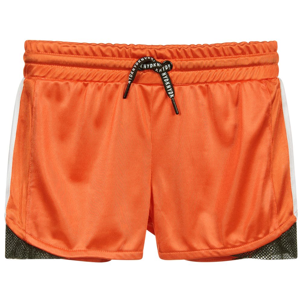 DKNY - Orange Teen Shorts für Mädchen | Childrensalon