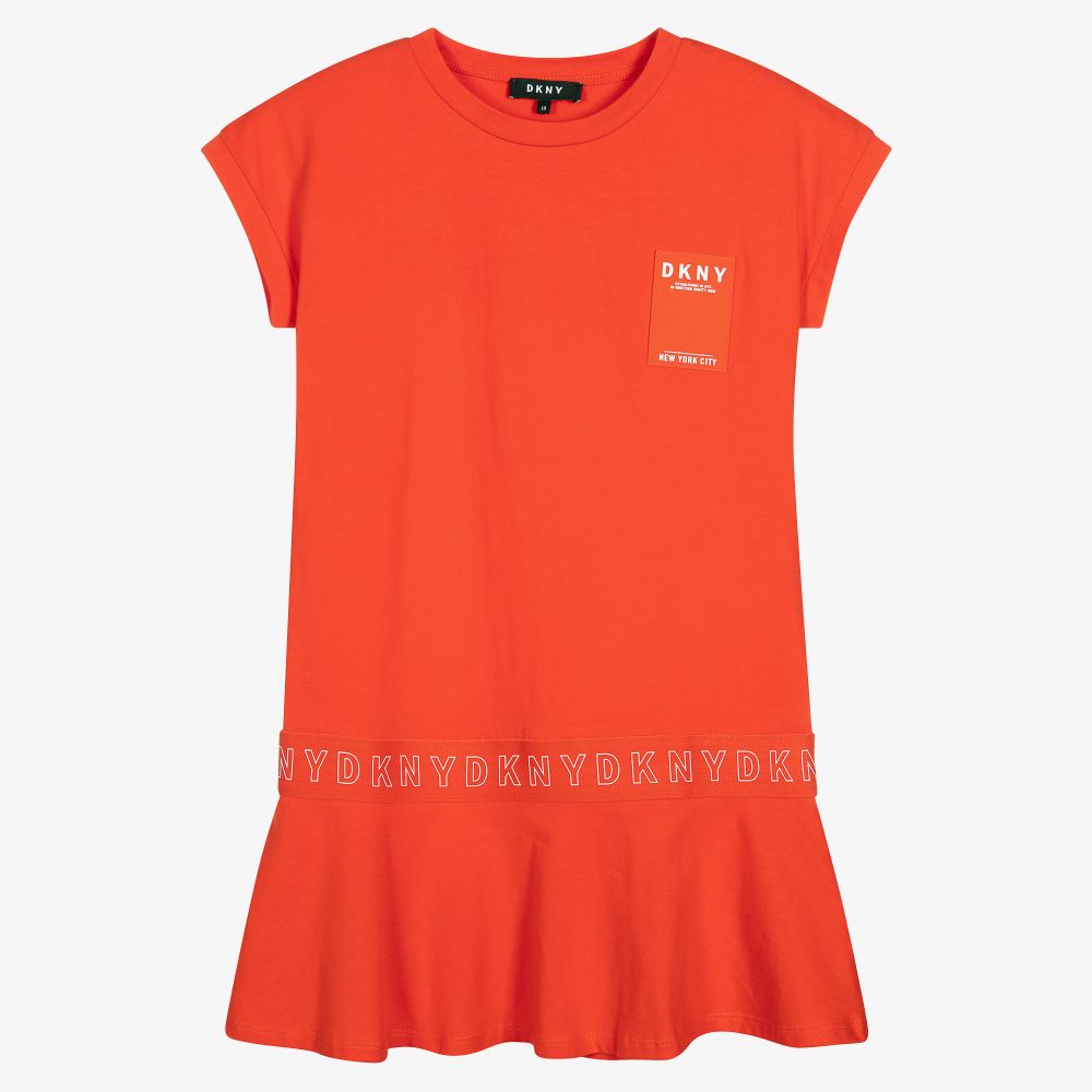 Dkny orange dress new arrivals