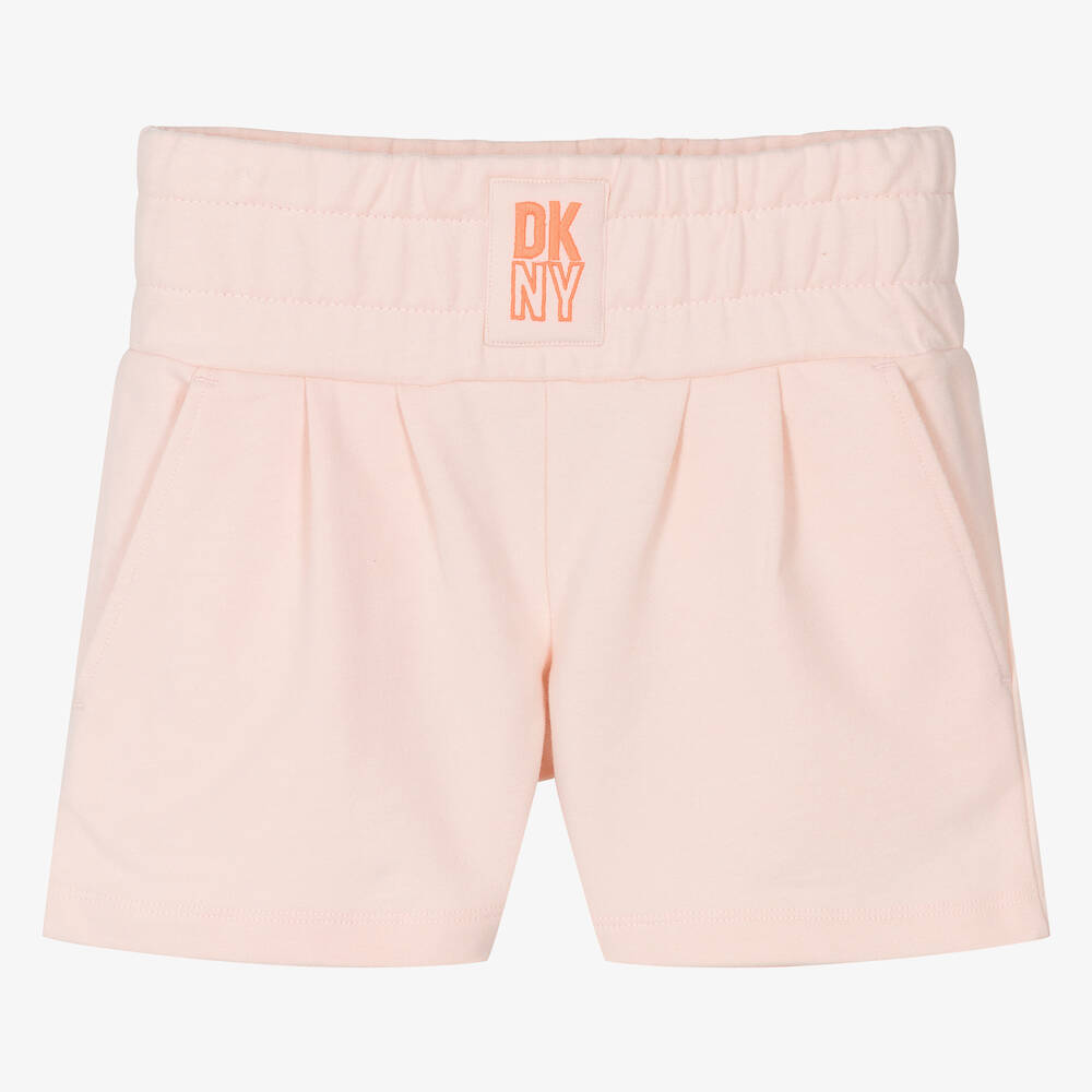 DKNY-Teen Girls Pink Cotton Shorts | Childrensalon Outlet