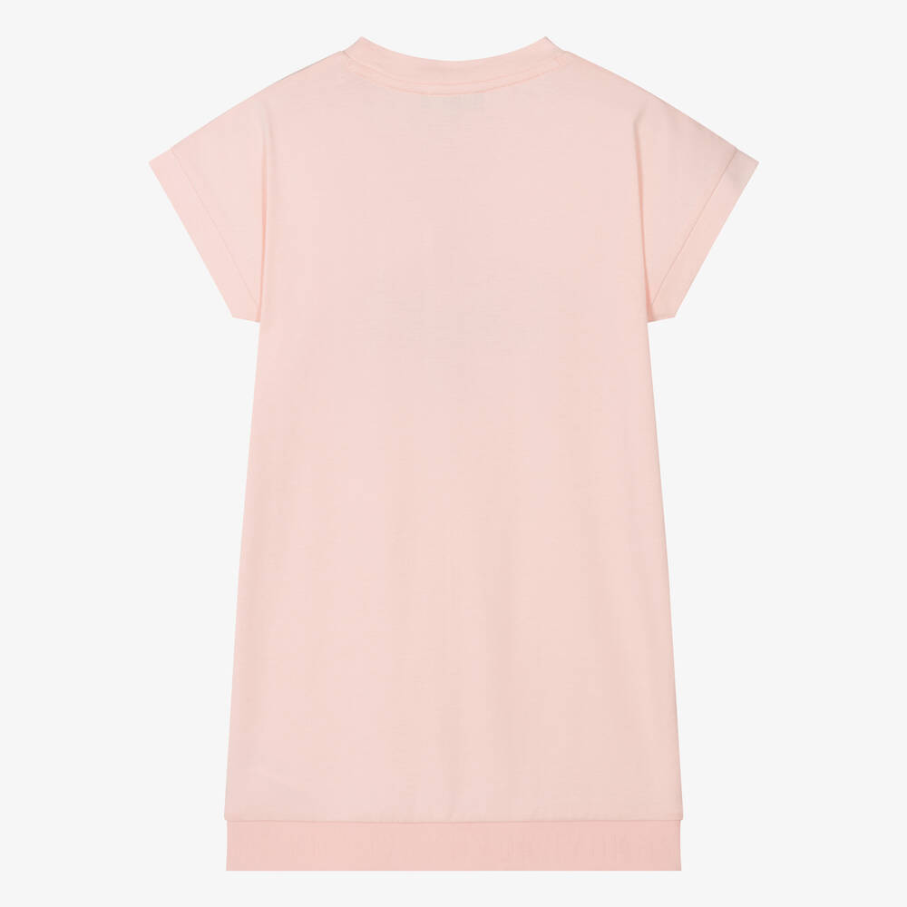 DKNY Teen Girls Pink Cotton T Shirt Dress