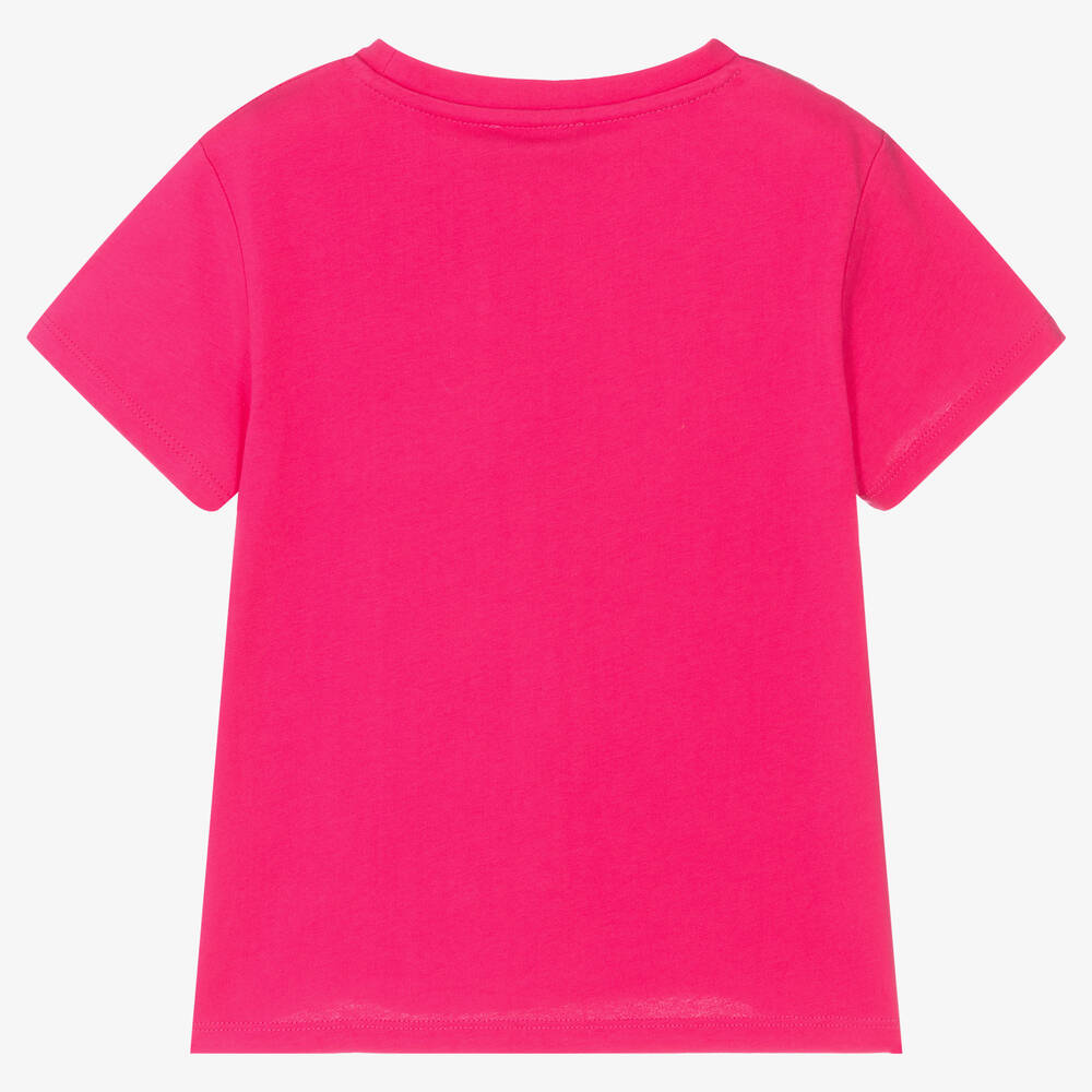 DKNY - Teen Girls Pink New York Logo T-Shirt | Childrensalon