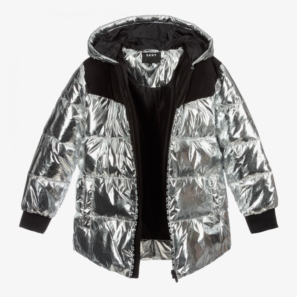 dkny silver jacket