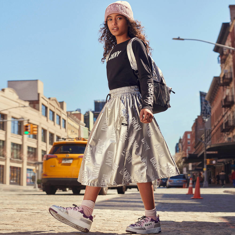 Dkny grey trainers hot sale