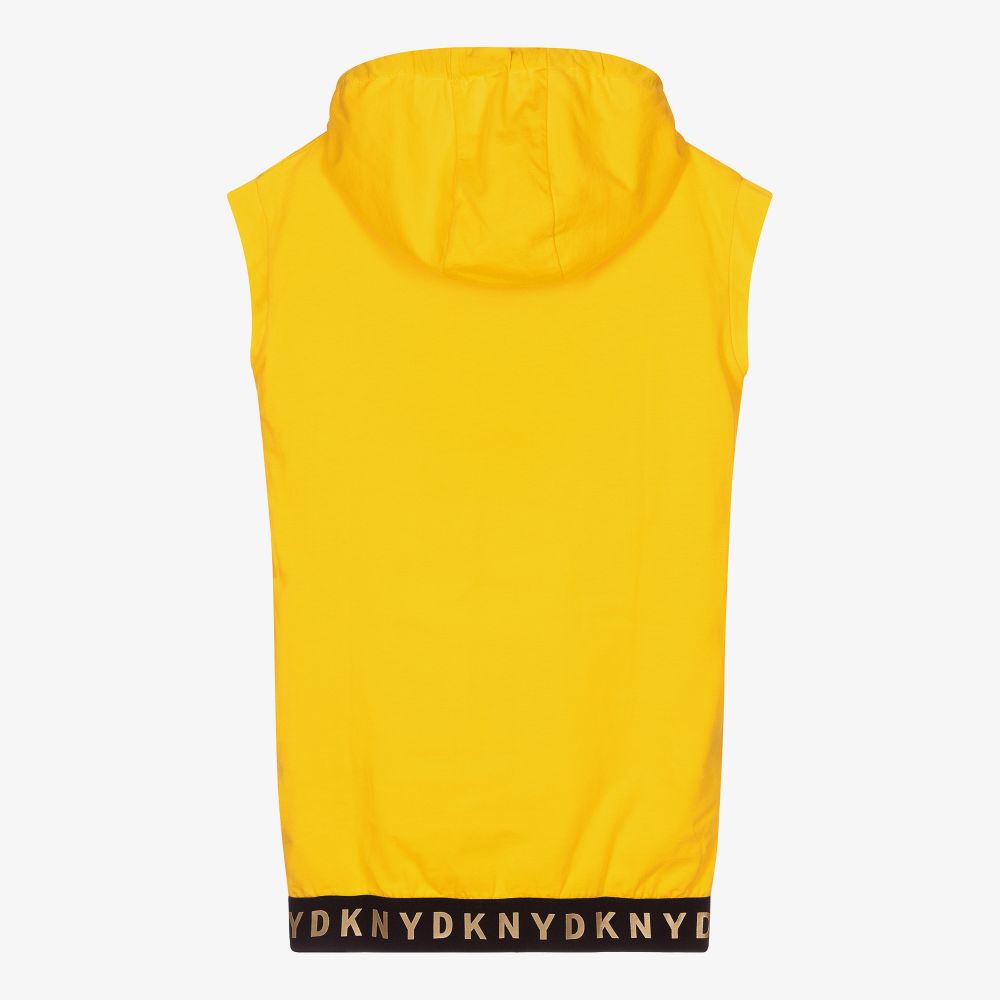DKNY-Teen Girls Yellow Cotton Dress | Childrensalon Outlet