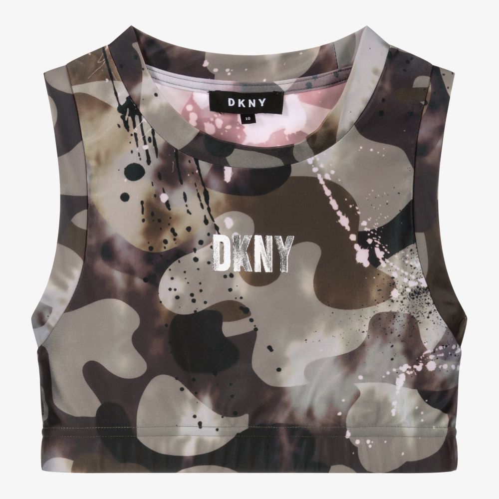 DKNY - Haut de sport vert Ado | Childrensalon