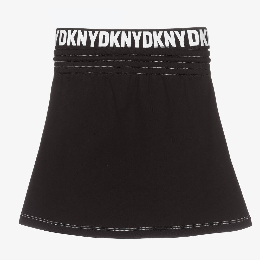 DKNY-Teen Grey & Black Logo Skirt | Childrensalon Outlet
