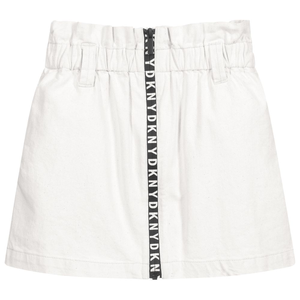 DKNY - Mini-jupe ivoire Ado | Childrensalon