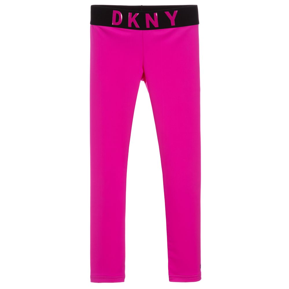 DKNY - Teen Pink Logo Leggings | Childrensalon