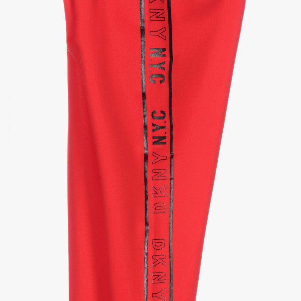 DKNY-Teen Red Logo Leggings | Childrensalon Outlet