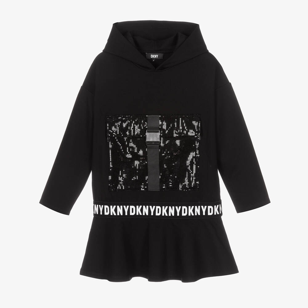 DKNY-Teen Sequin Pocket Logo Dress | Childrensalon Outlet