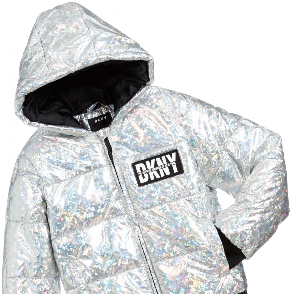 Dkny deals silver jacket