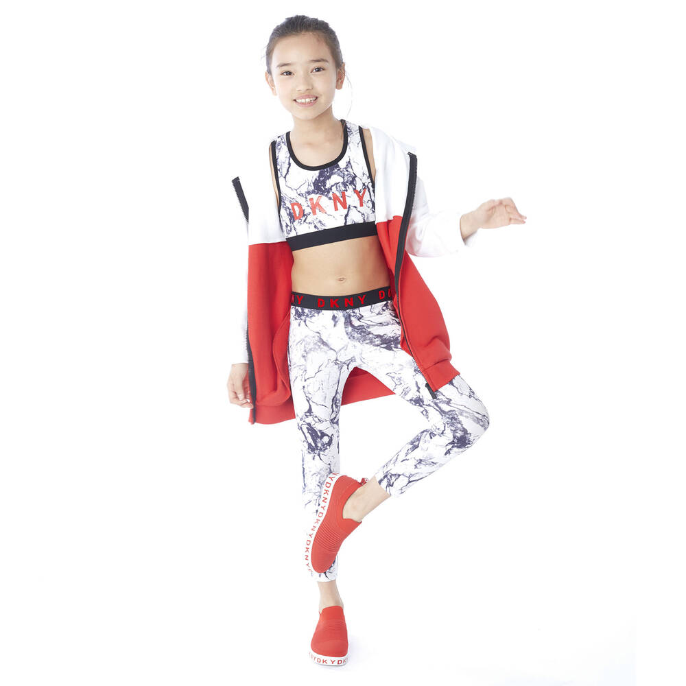 DKNY-White & Black Marble Top | Childrensalon Outlet