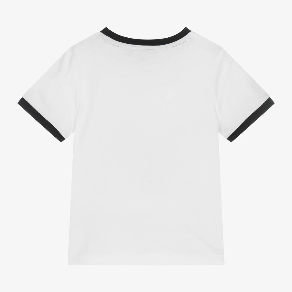 DKNY-White Cotton NYC T-Shirt | Childrensalon Outlet