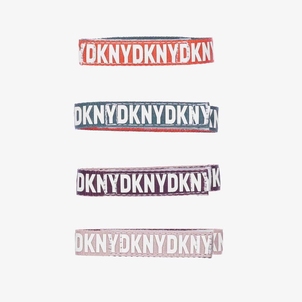 DKNY-ترينرز بكاحل عالي جلد لون أبيض | Childrensalon Outlet