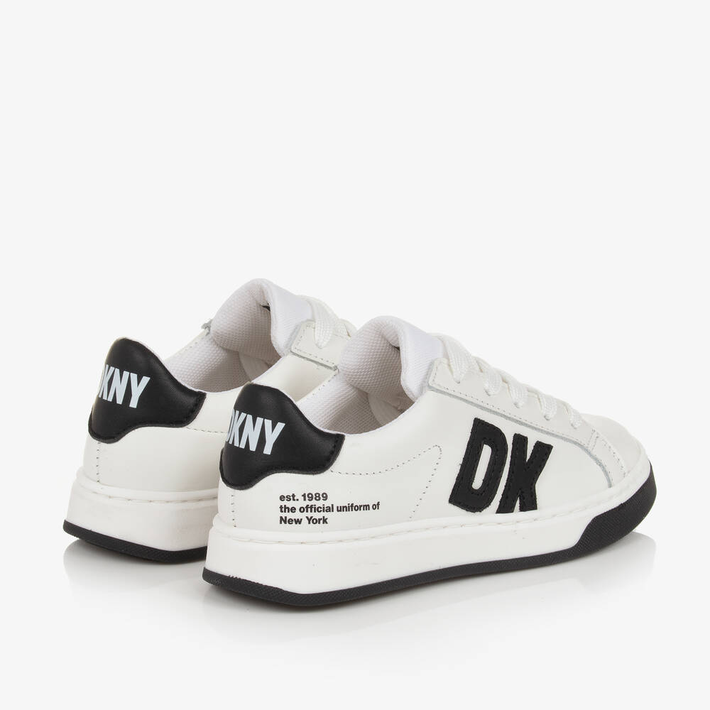 دكني-ترينرز بأربطة جلد لون أبيض | Childrensalon Outlet