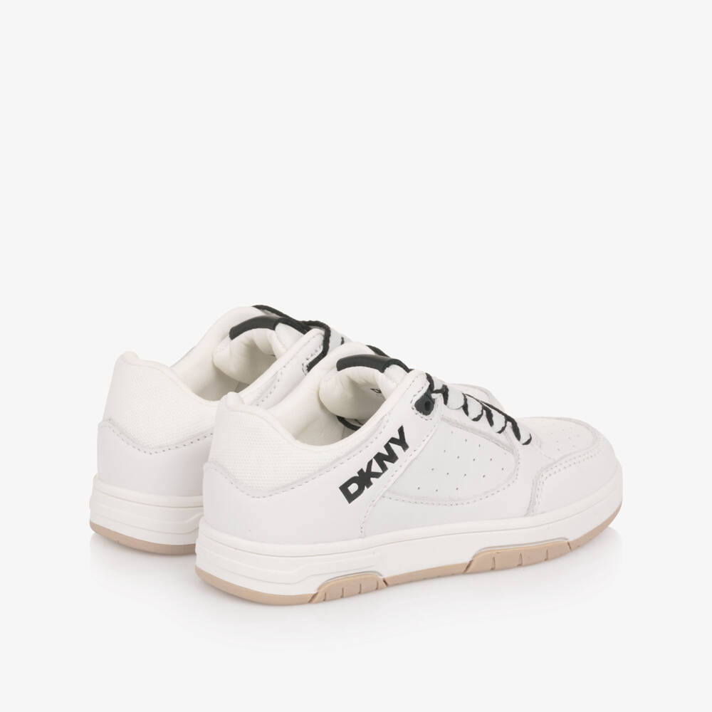 DKNY-White Logo Trainers | Childrensalon Outlet