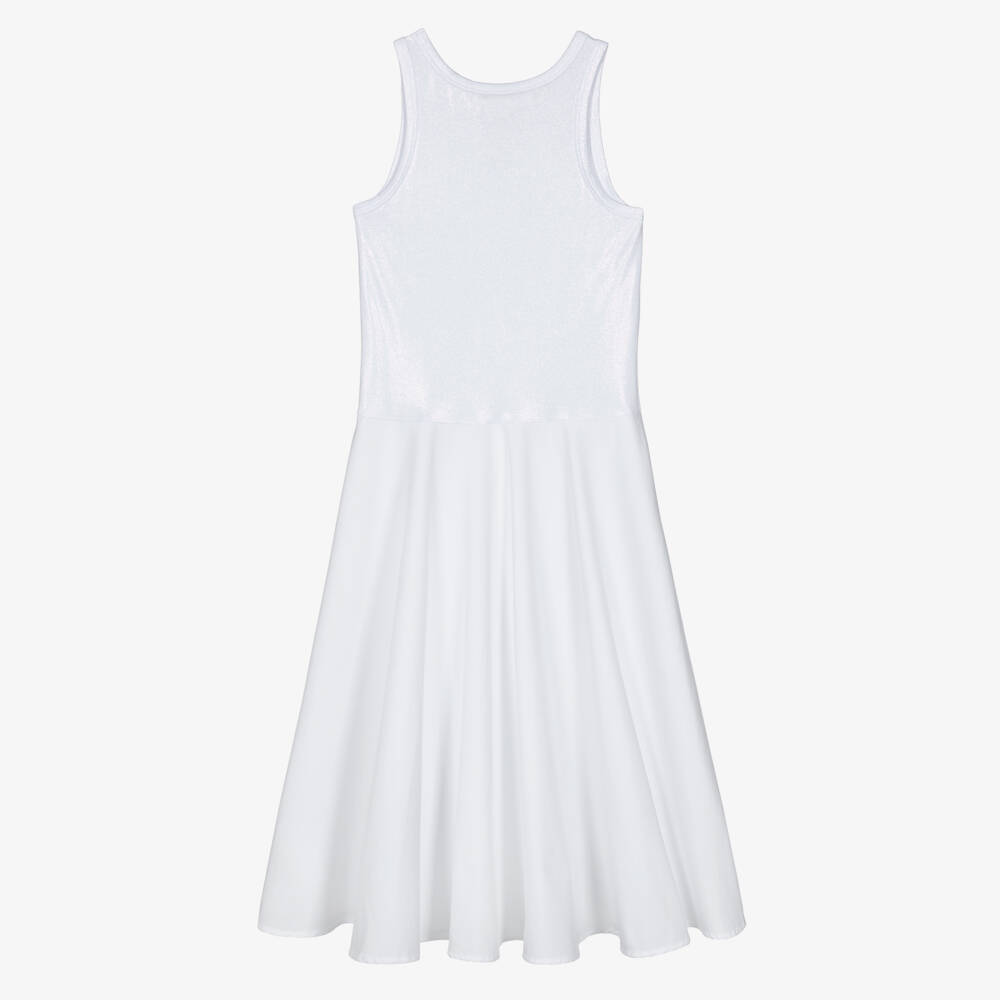 DKNY-White Midi Dress | Childrensalon Outlet