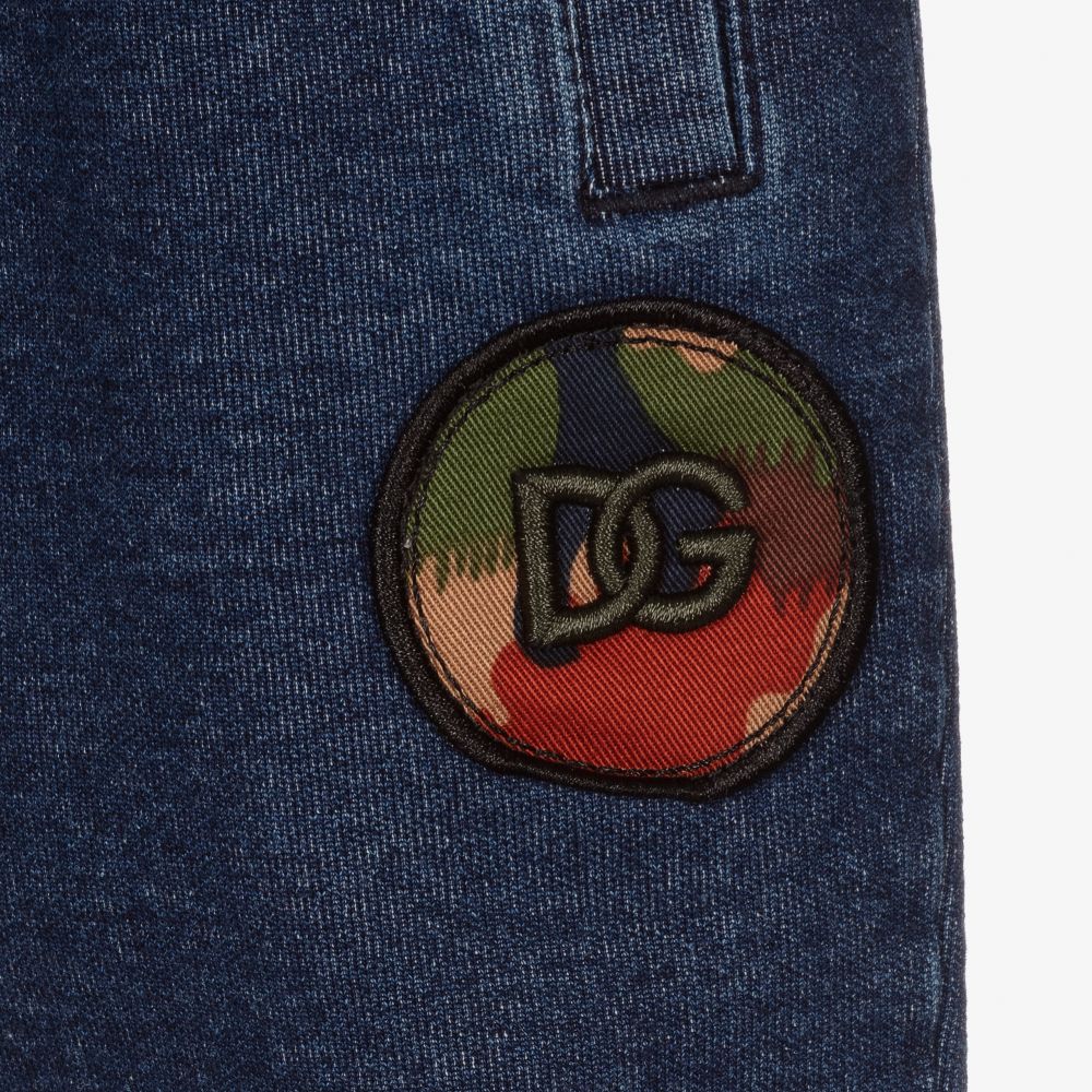 Dolce & Gabbana-Baby Boys Blue Denim Jeans | Childrensalon Outlet