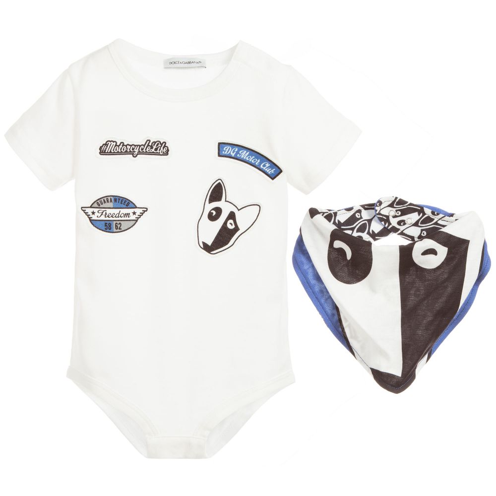 Dolce & Gabbana - Baby Boys Bodyvest Gift Set | Childrensalon