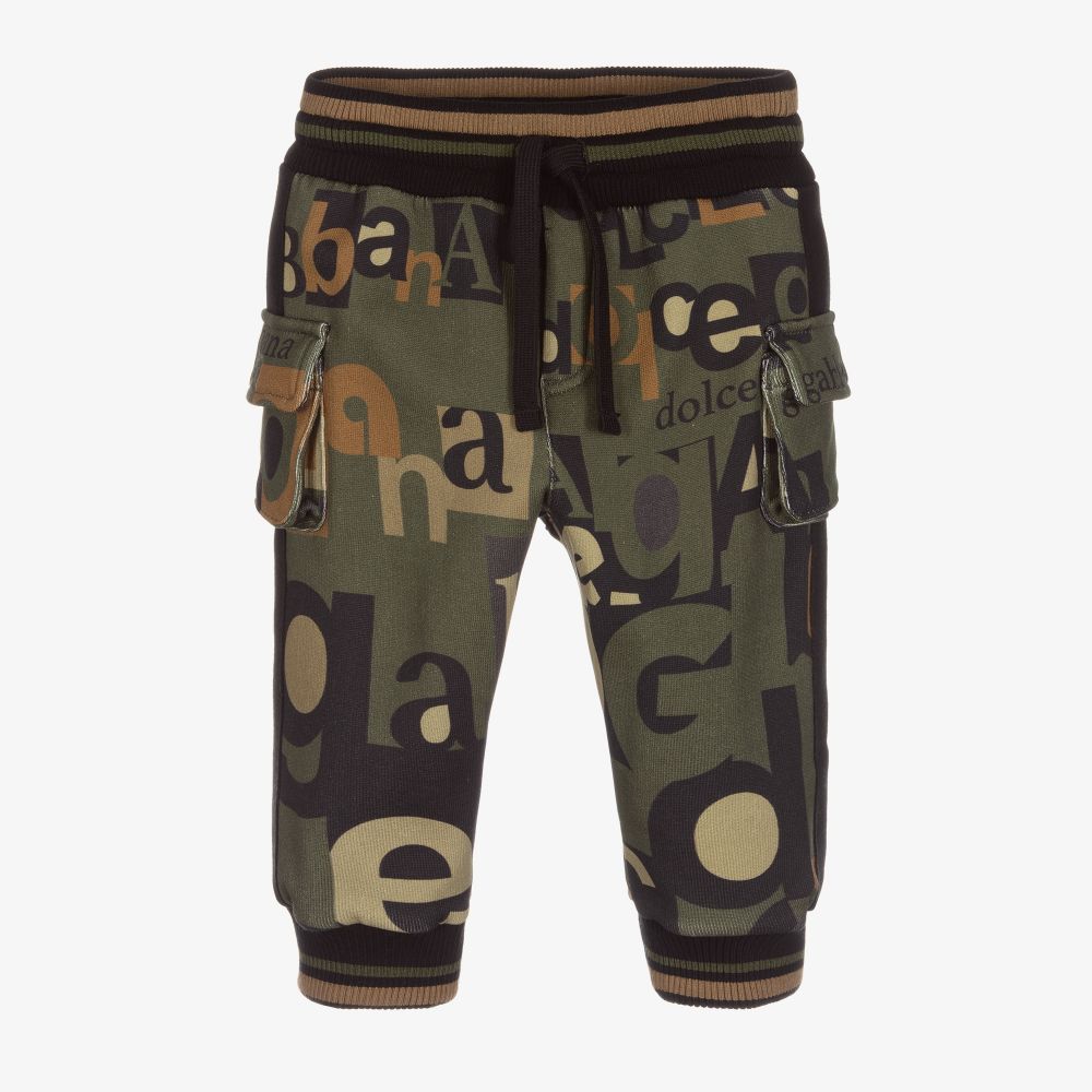 Dolce & Gabbana - Grüne Jogginghose für Babys (J) | Childrensalon