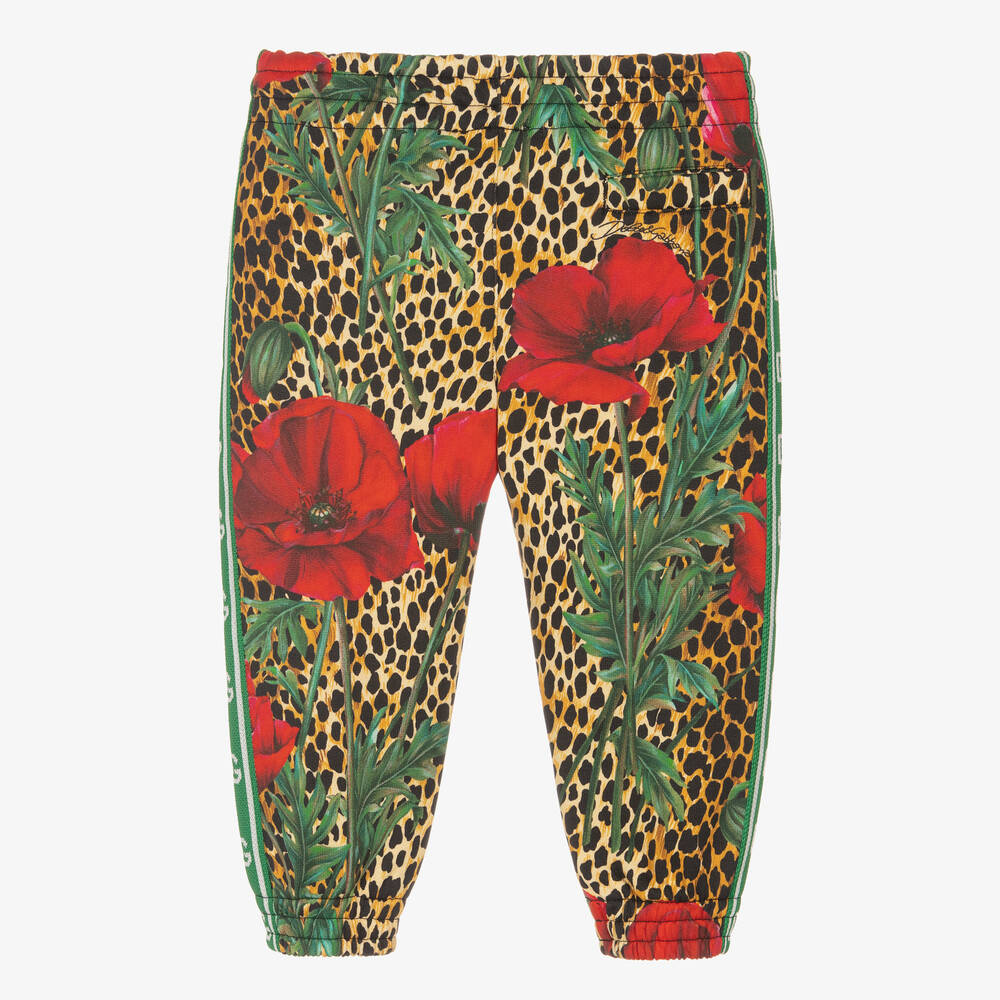 Dolce & Gabbana-Джоггеры с леопардовым принтом для малышей | Childrensalon Outlet
