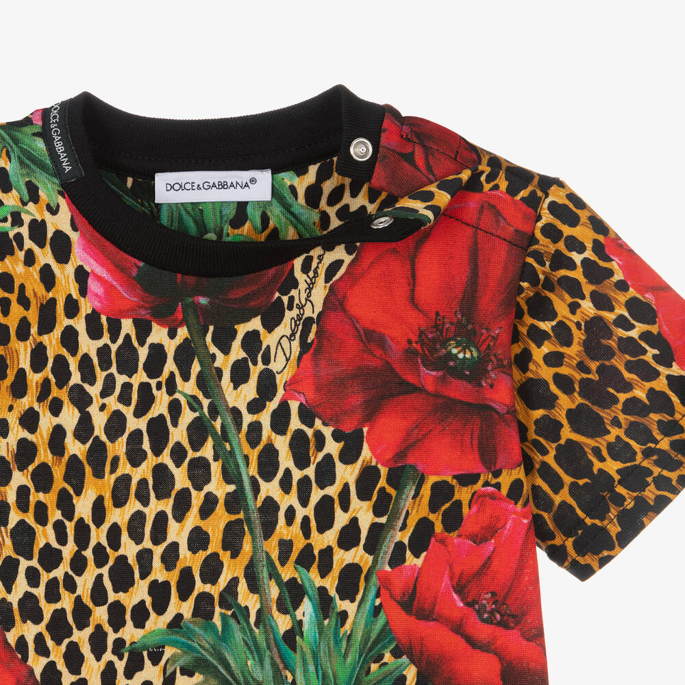 Dolce gabbana leopard t shirt clearance