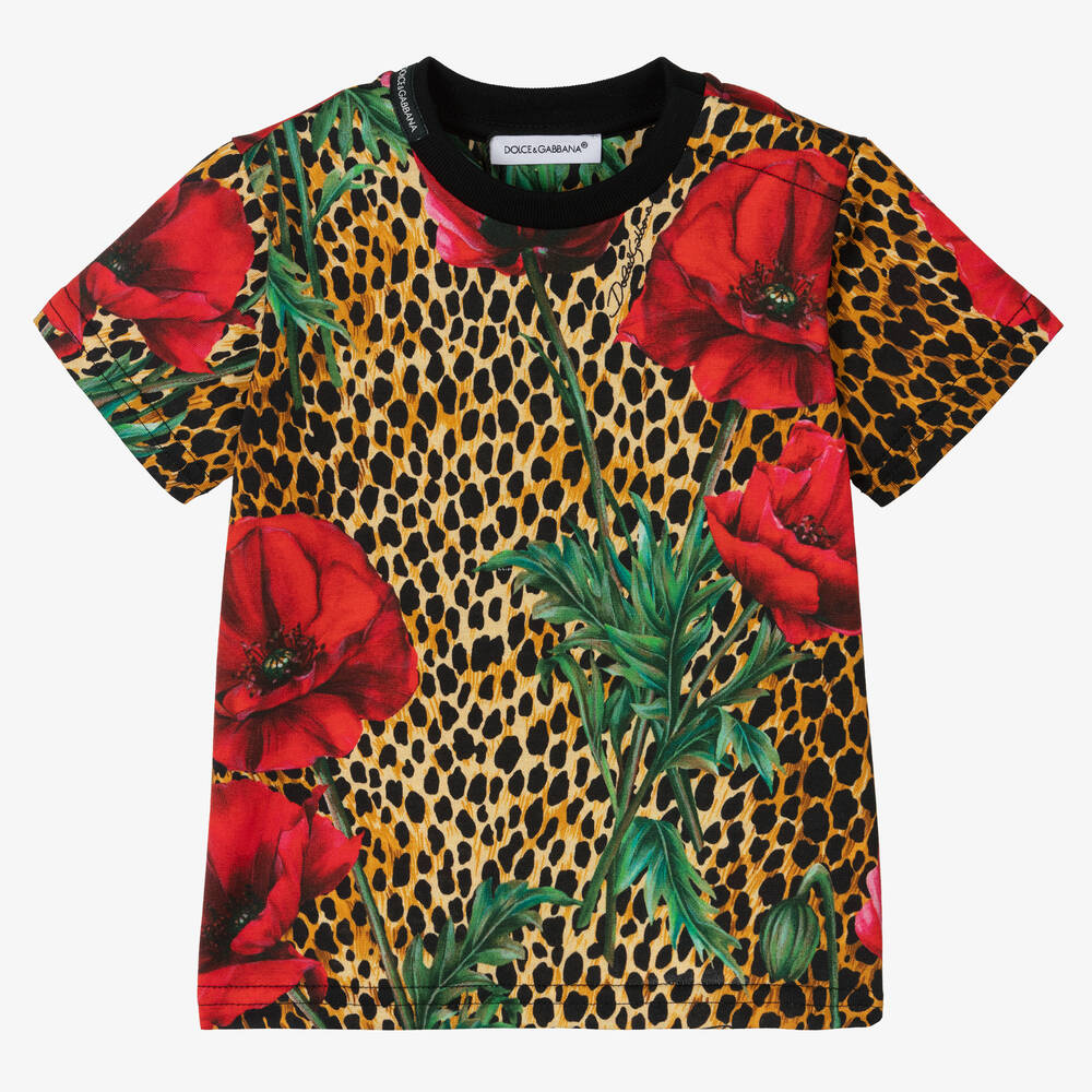 Dolce Gabbana Baby Boys Leopard T Shirt Childrensalon Outlet