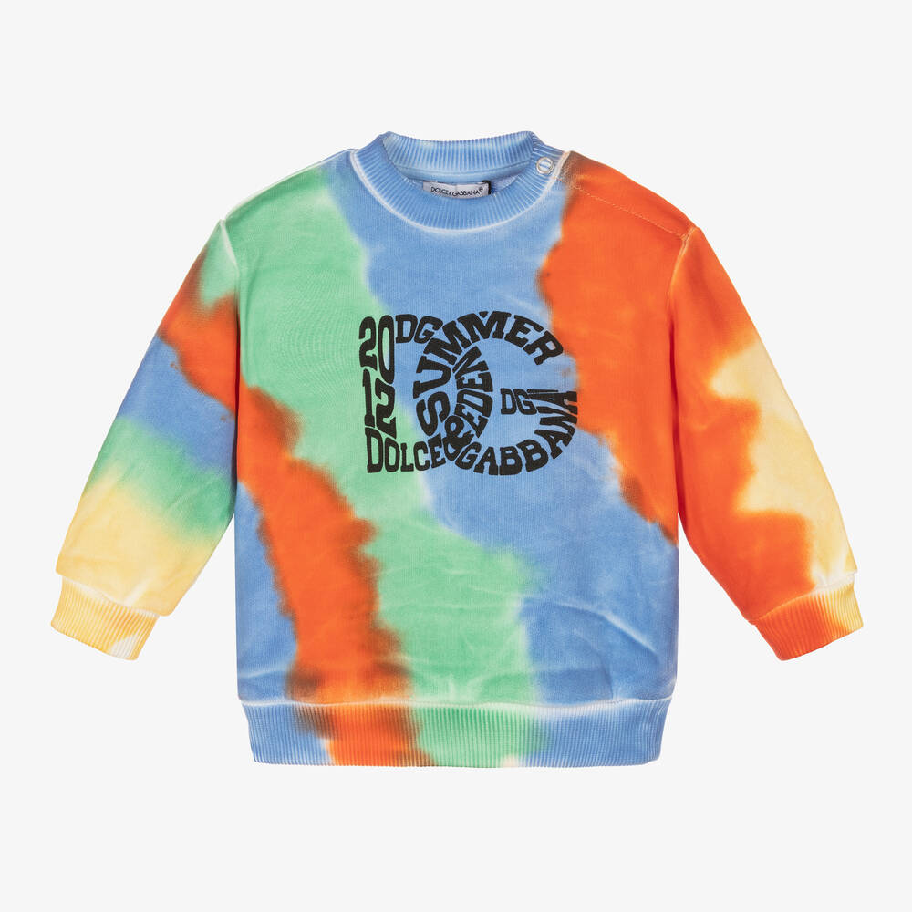 Dolce & Gabbana - Baby Boys Tie-Dye Sweatshirt | Childrensalon