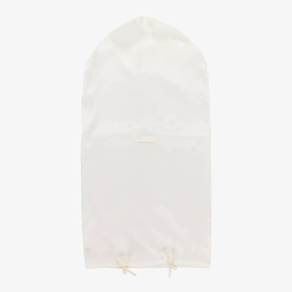 Dolce & Gabbana-Baby Boys White Silk Blazer | Childrensalon Outlet